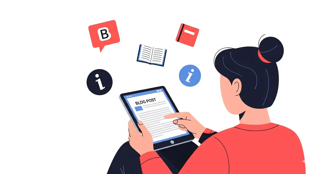 ブログやお役立ち情報の発信