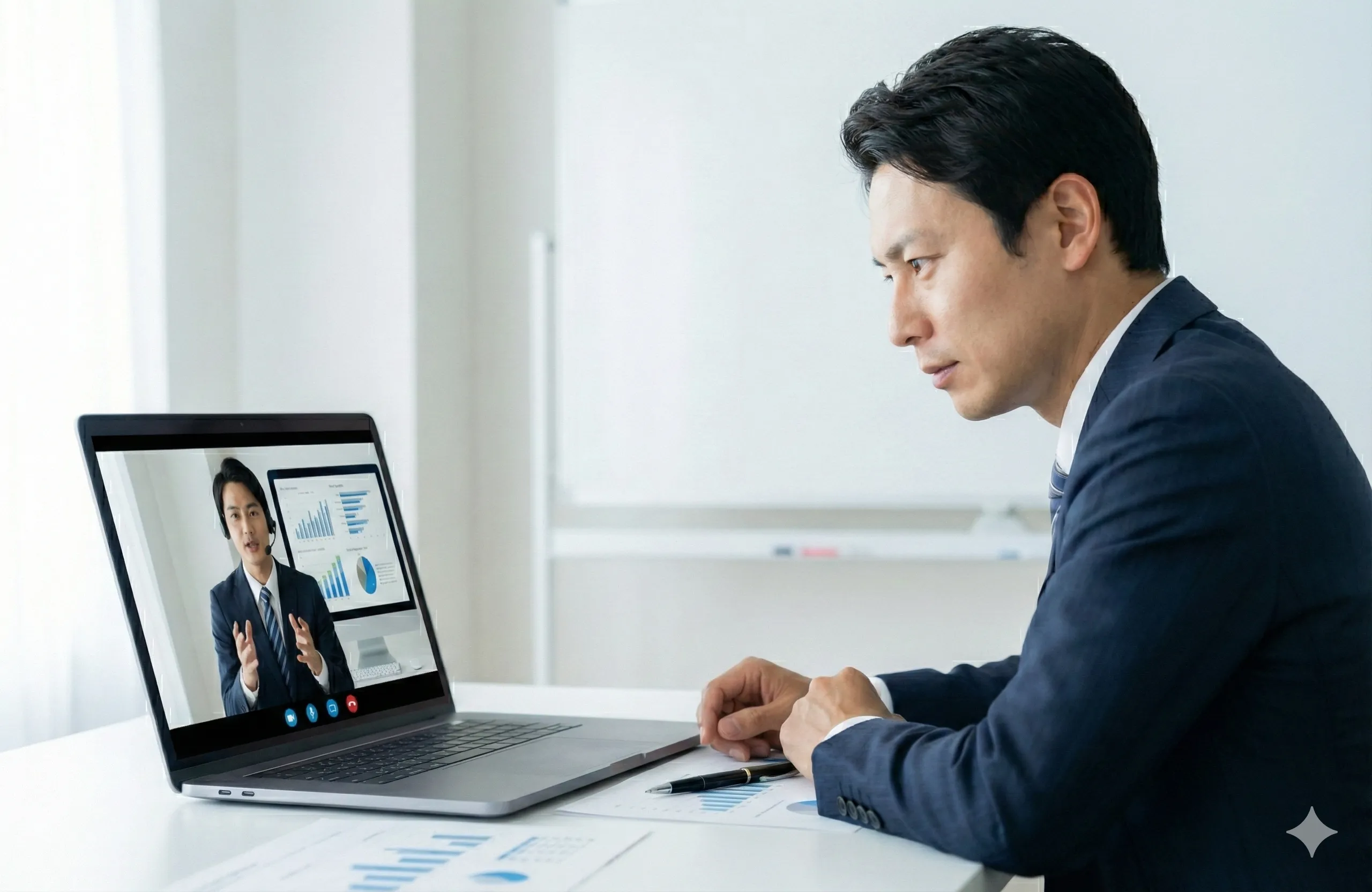 オンラインコンサルティングの様子