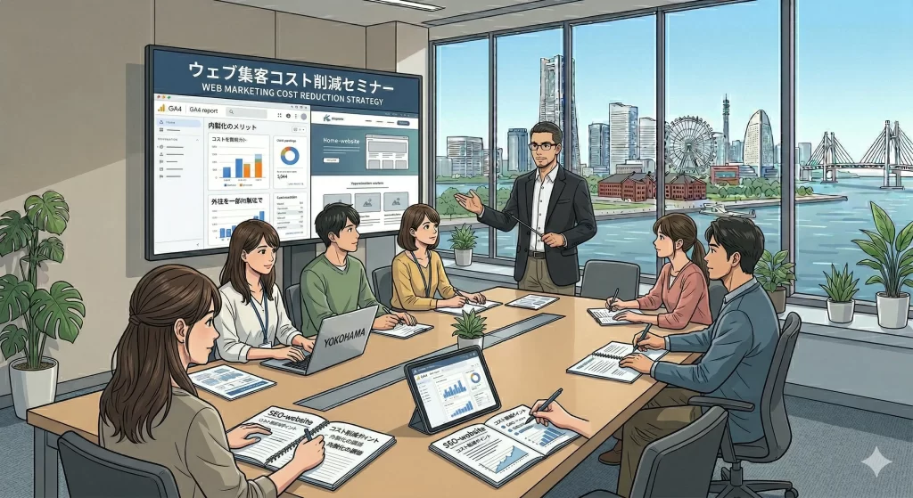 ウェブ集客のコスト削減術｜外注を一部内製化で