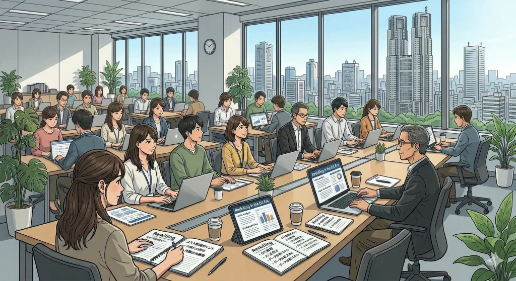 社員のITスキル不足を解消｜DX時代のリスキリング入門