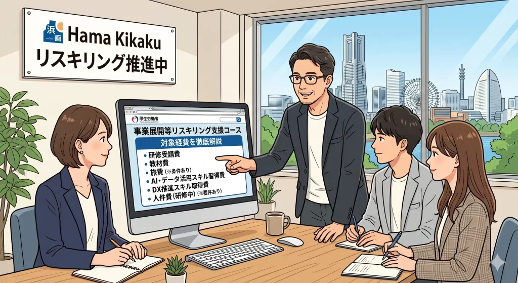 事業展開等リスキリング支援コースの対象経費を徹底解説