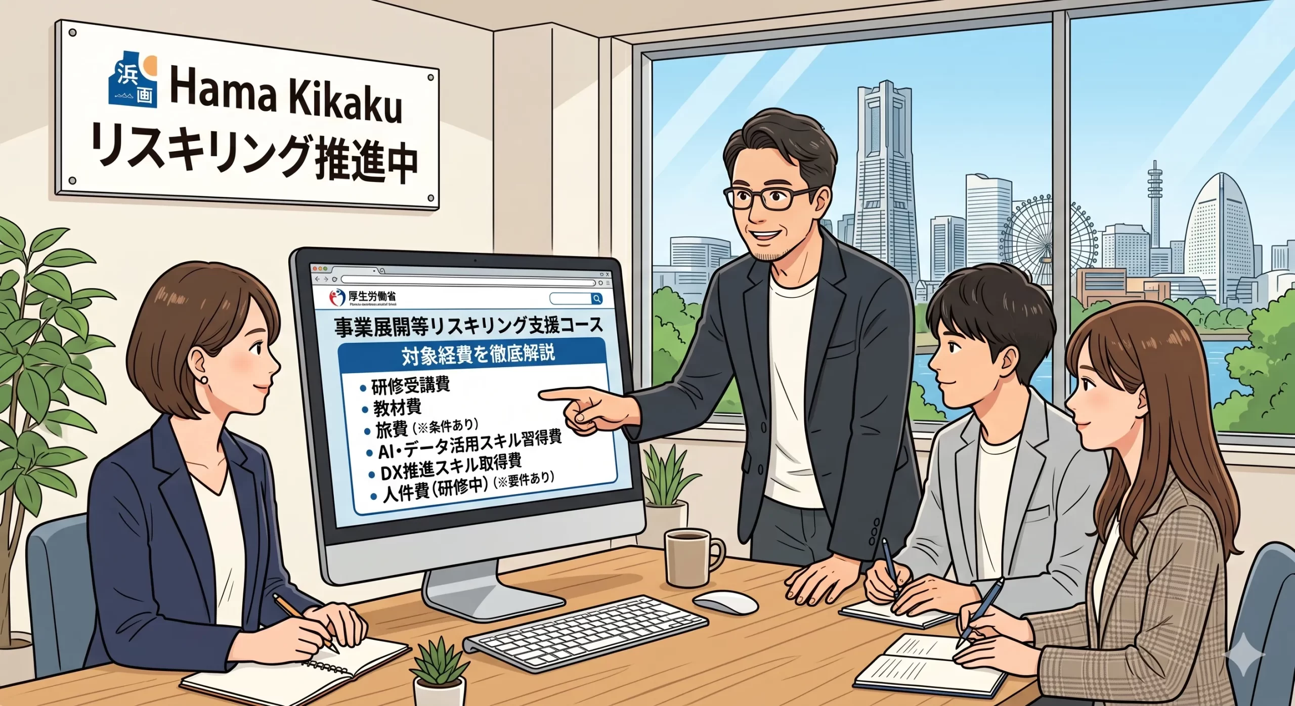 事業展開等リスキリング支援コースの対象経費を徹底解説